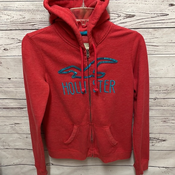 Hollister zip up hoodie jacket M - Picture 5 of 7